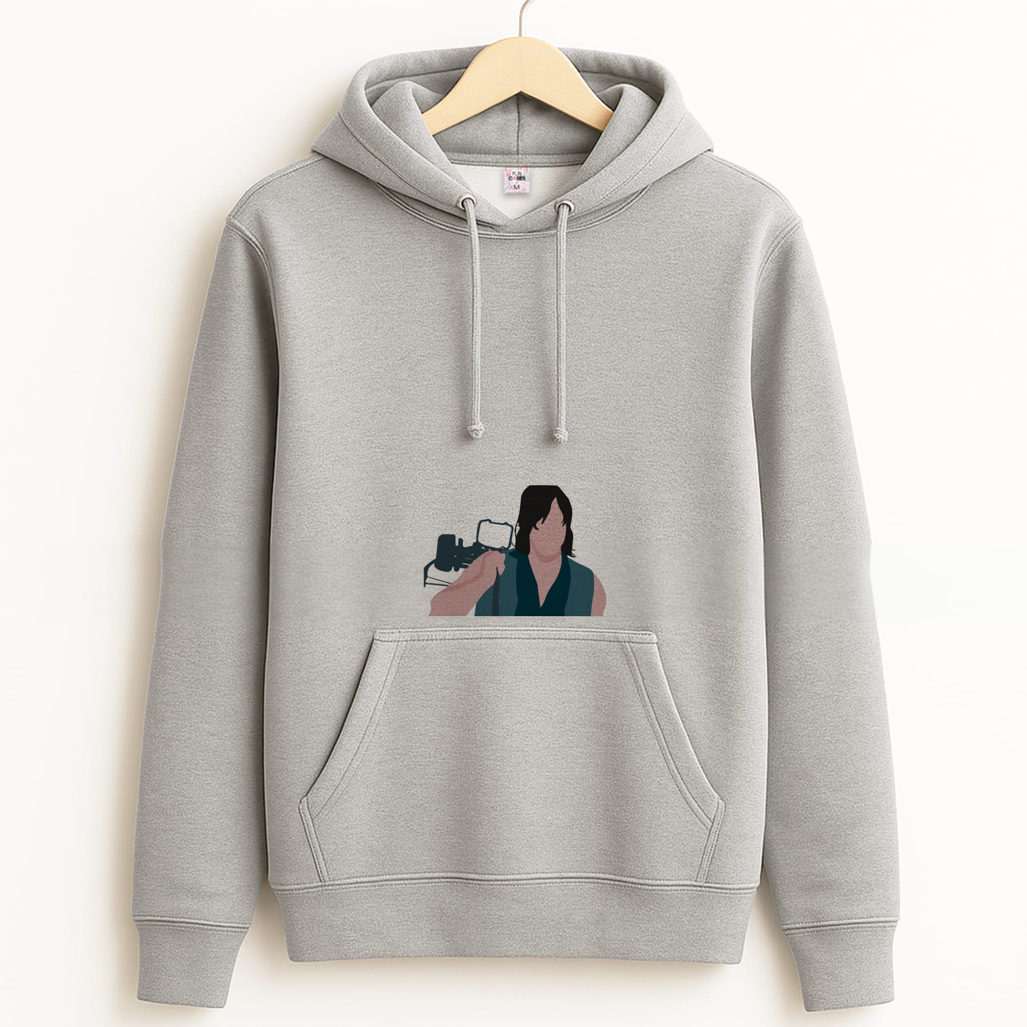 Daryl And His Crossbow - TWD Grey Hoodie