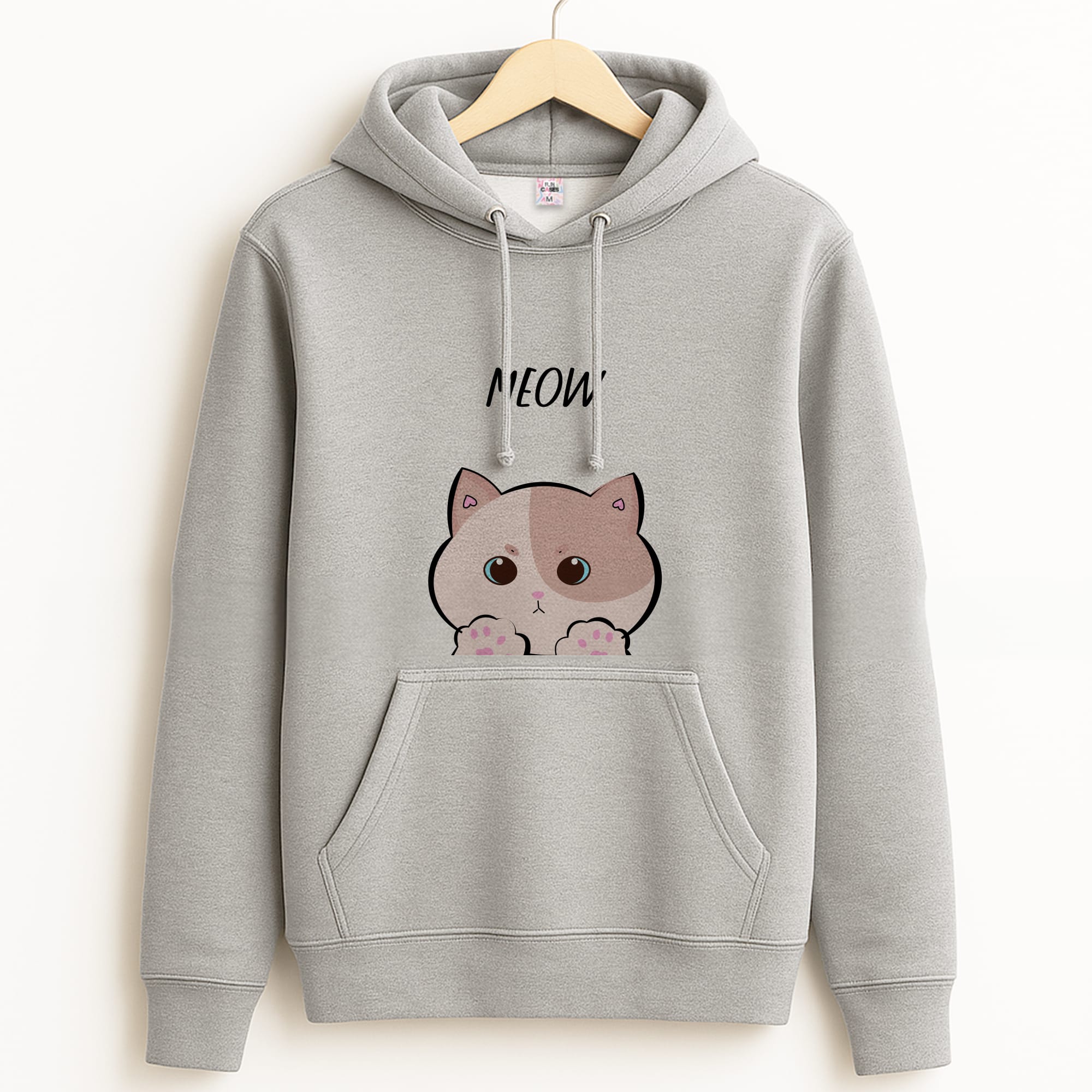Pale Cat - Cats Grey Hoodie