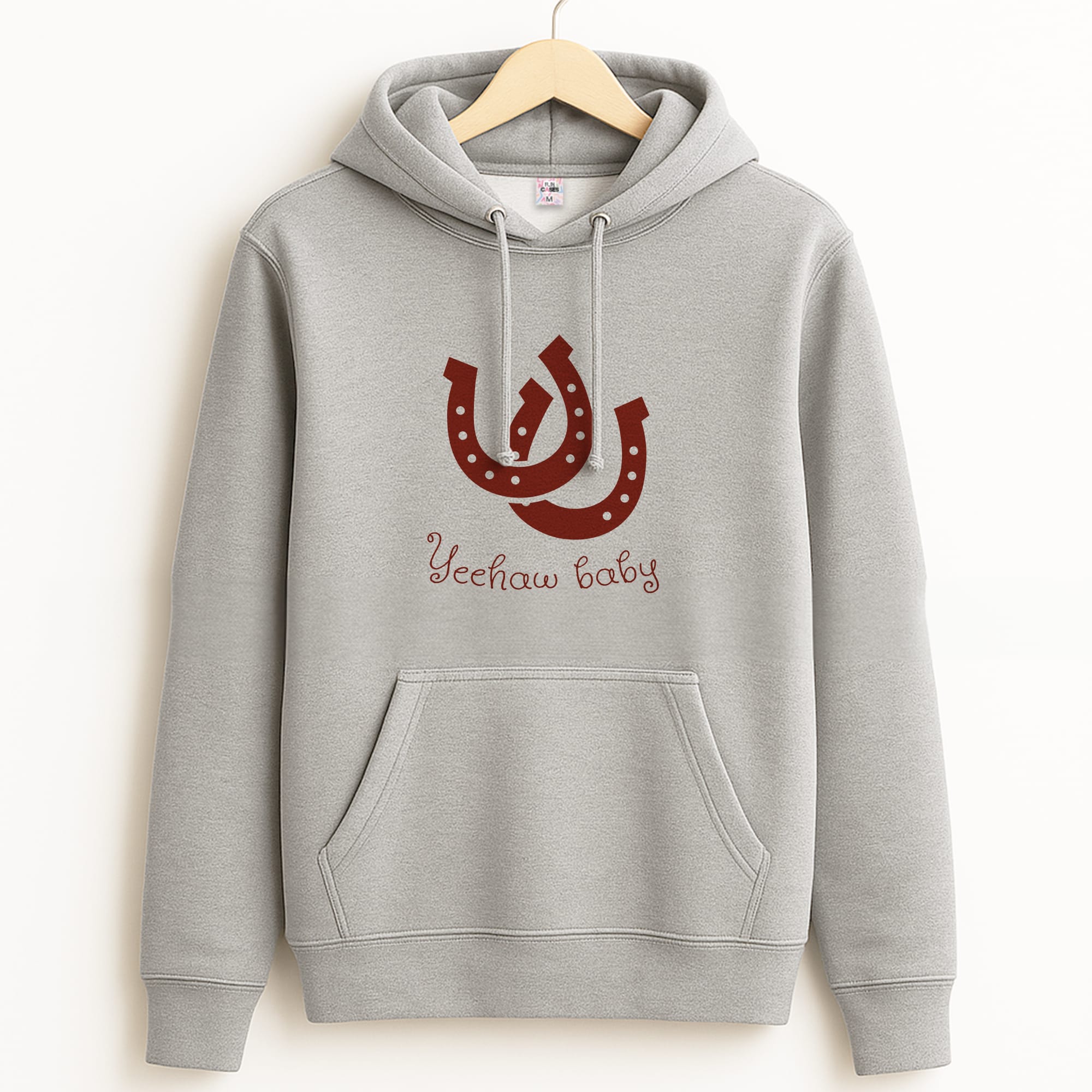 Yee-Haw Baby  Grey Hoodie