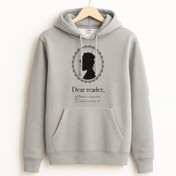 Dear Reader Grey Hoodie