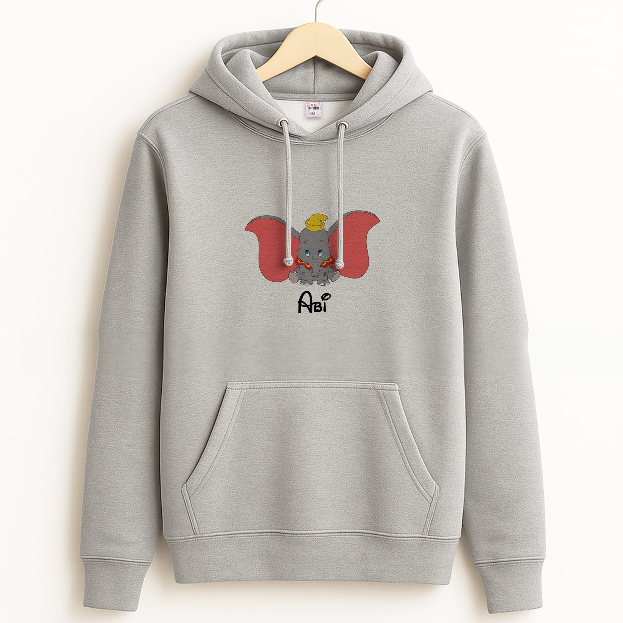 Dumbo - Personalised Fairytale Grey Hoodie