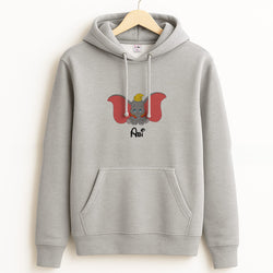 Dumbo - Personalised Fairytale Grey Hoodie