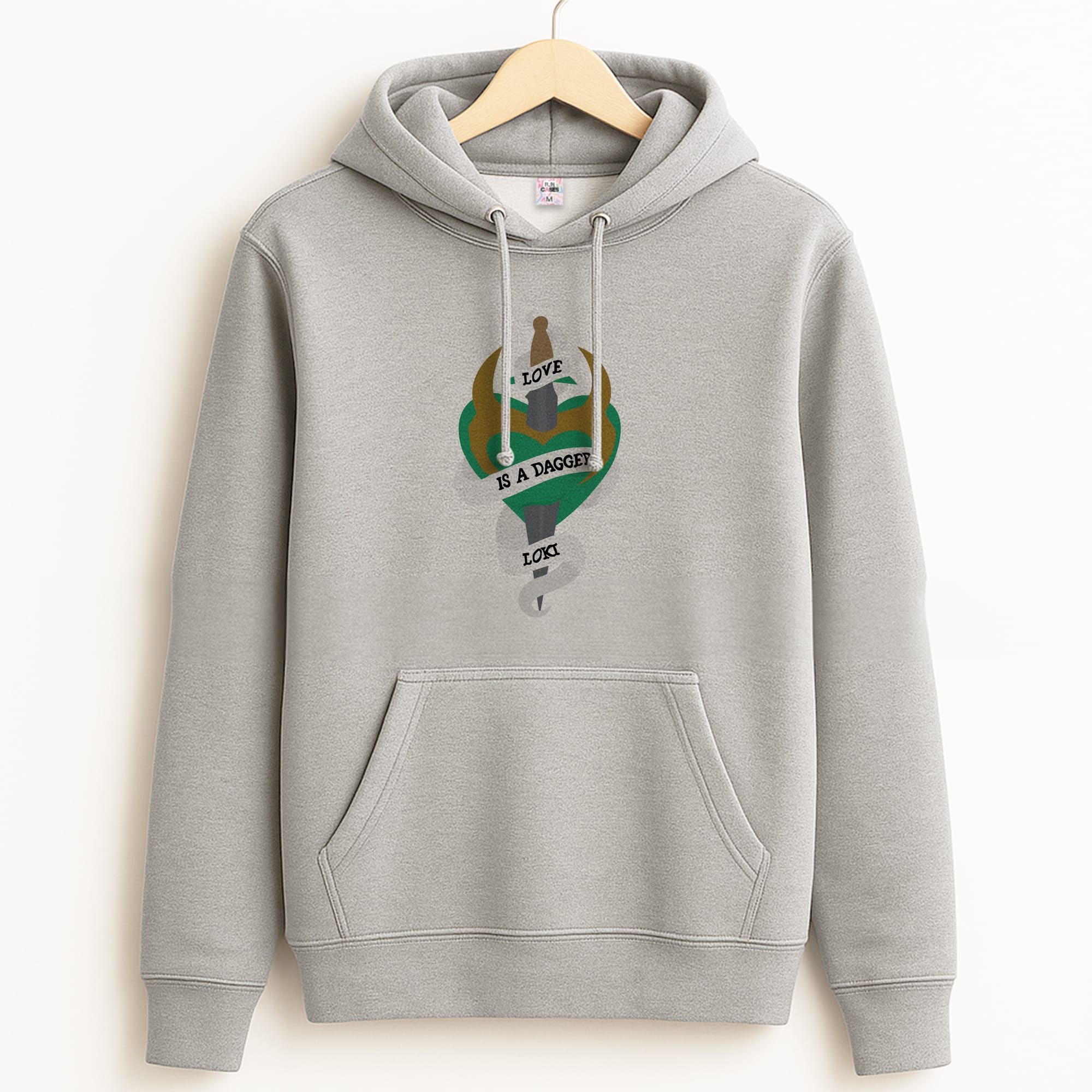 Love Is A Dagger Grey Hoodie