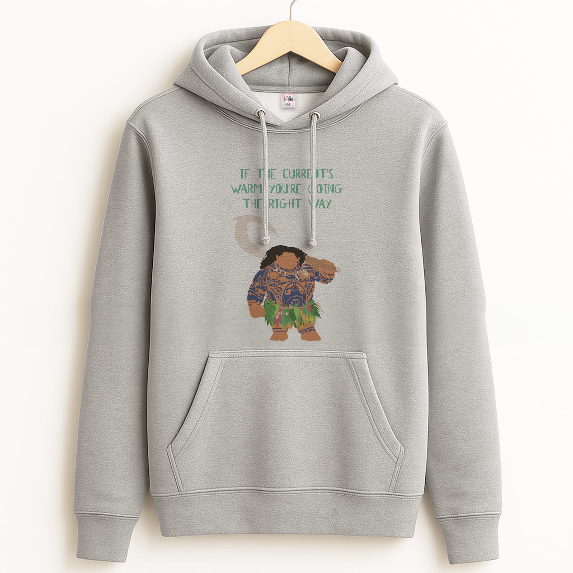 If The Current's Warm Grey Hoodie