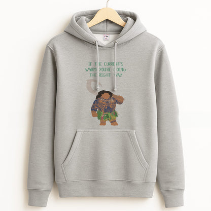 If The Current's Warm Grey Hoodie