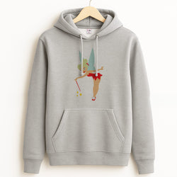 Christmas Tinkerbell Grey Hoodie
