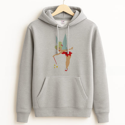 Christmas Tinkerbell Grey Hoodie