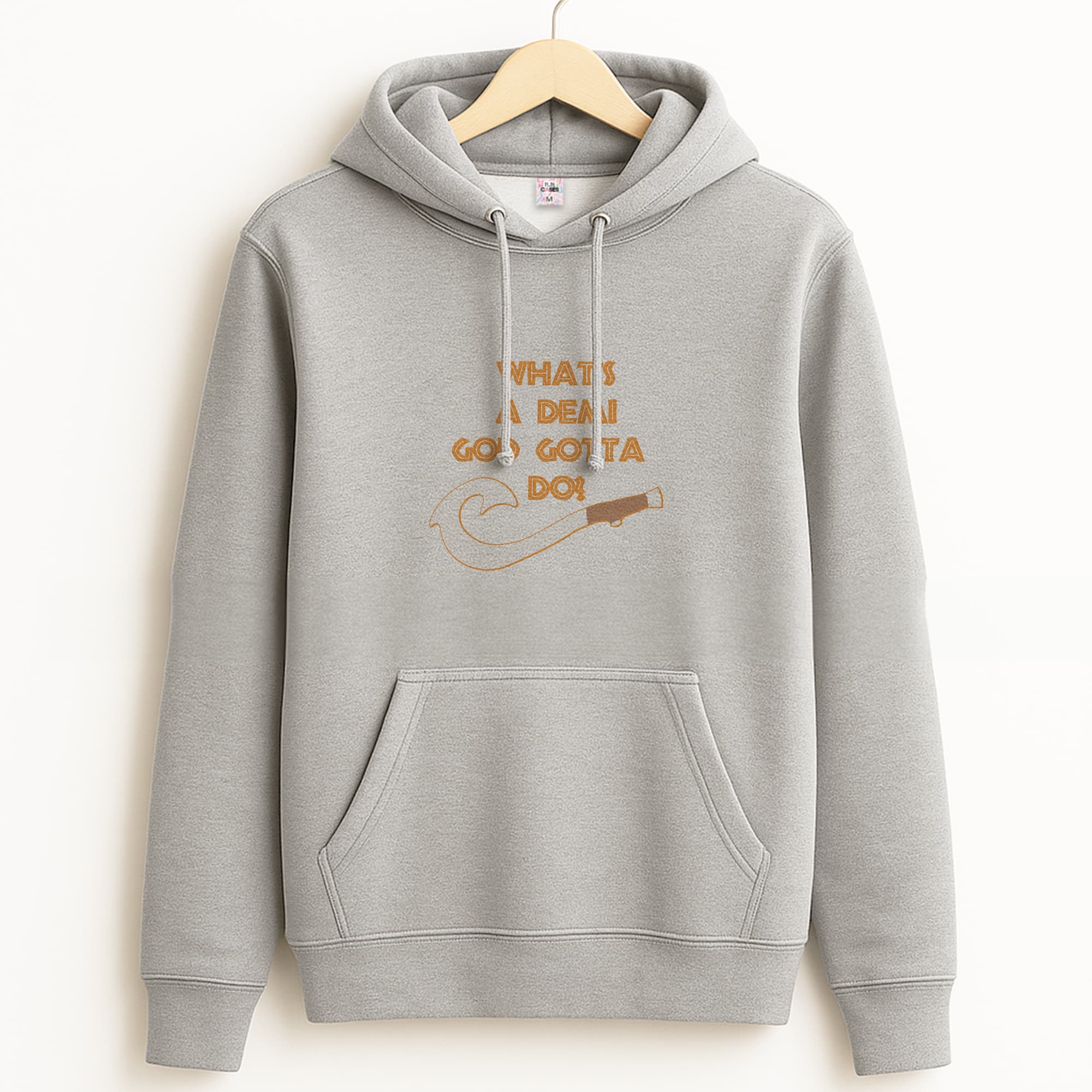 What's A Demi God Grey Hoodie