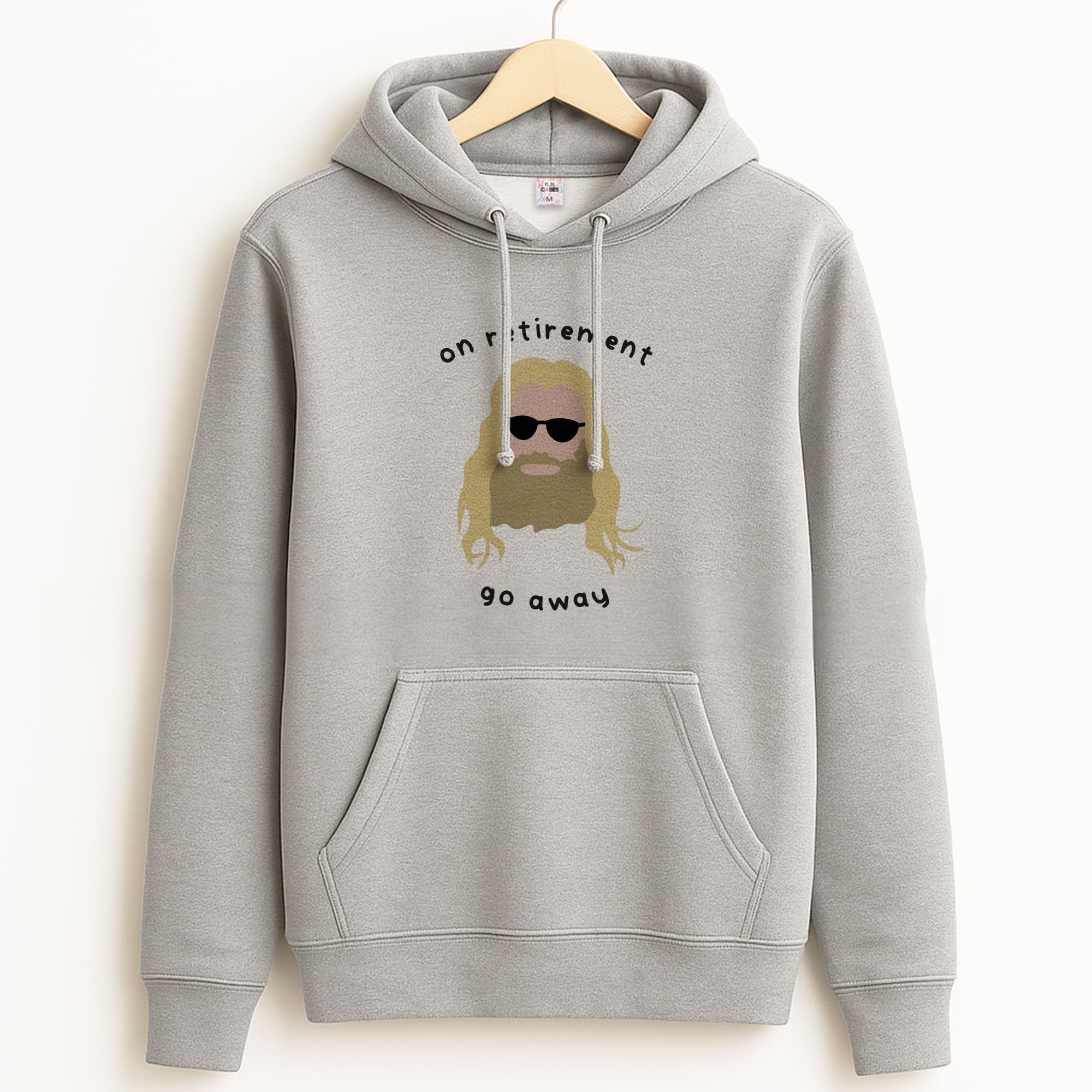 On Retirement Grey Hoodie