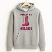 Zebra Print Pink Pony Club Hoodie 2