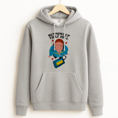 Running Up That Hill Grey Hoodie