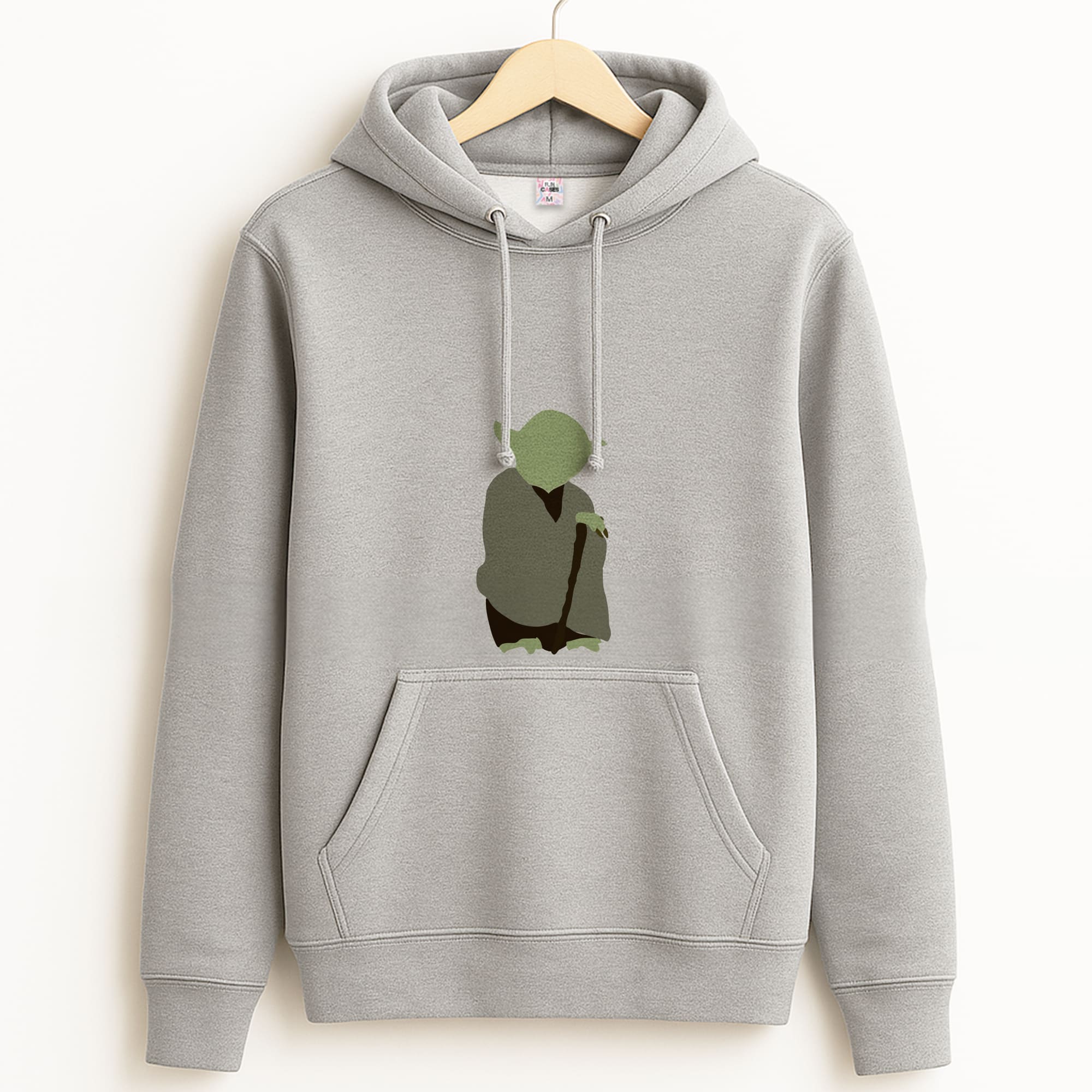 Yoda Faceless Grey Hoodie