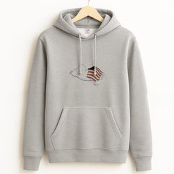 Moom On Grass Grey Hoodie
