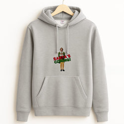 Buddy The Elf - Santa's Coming! Grey Hoodie