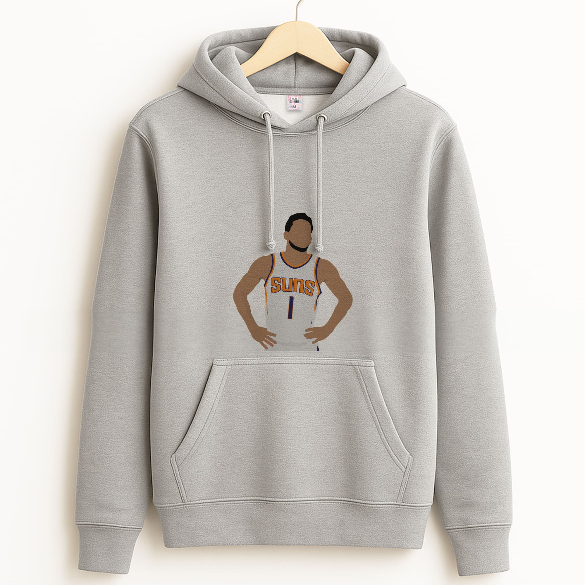 Booker - Basketball Grey Hoodie