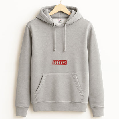 Band Logo - Bust Band Grey Hoodie