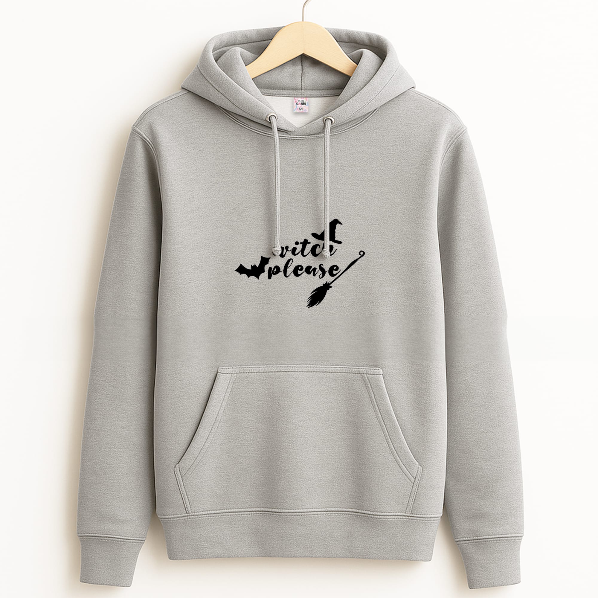 Witch Please - Halloween Grey Hoodie