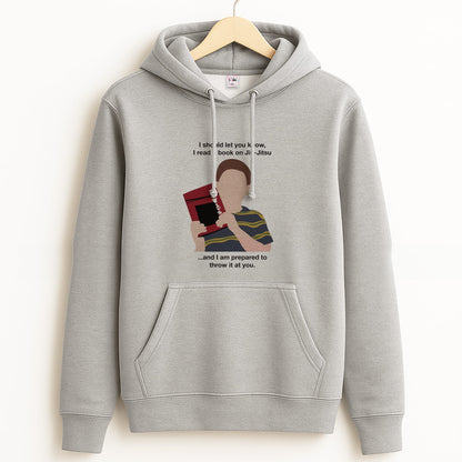 Book On Jiu-Jitsu - Sheldon Grey Hoodie
