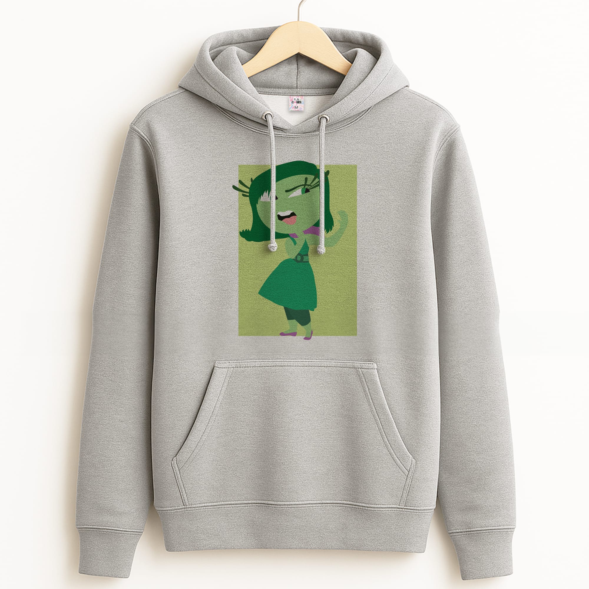 Disgust - Inside Out Grey Hoodie
