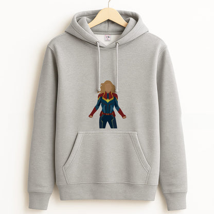Captain Marvel Grey Hoodie