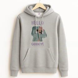 Hello Goodbye Grey Hoodie