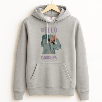 Hello Goodbye Grey Hoodie