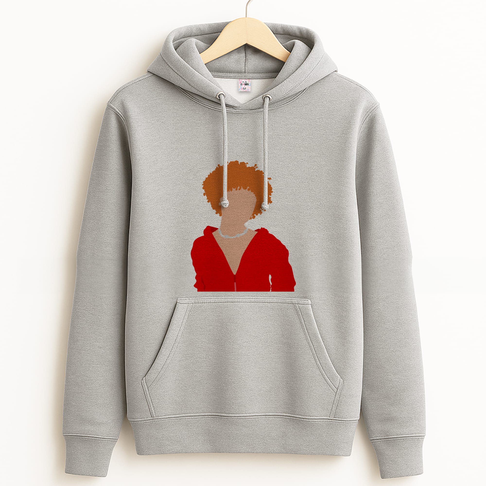 Red Grey Hoodie - Ice Spice Grey Hoodie