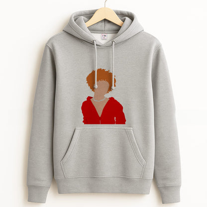Red Grey Hoodie - Ice Spice Grey Hoodie