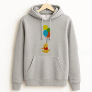 Pooh On Balloons Hoodie 2