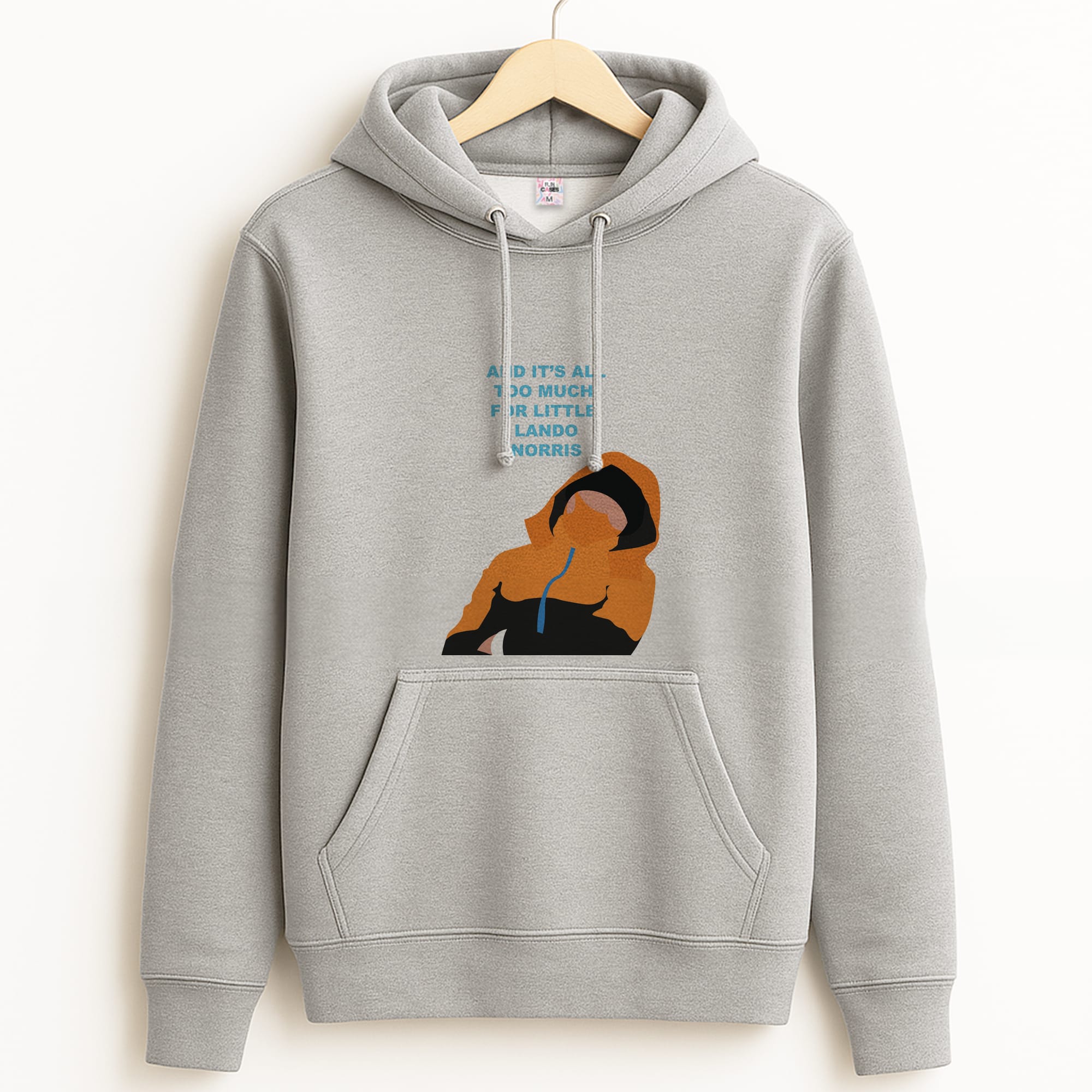 And It's All Too Much Grey Hoodie