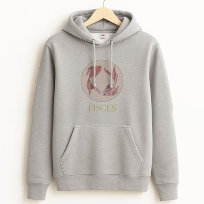 Pisces - Tarot Cards Grey Hoodie