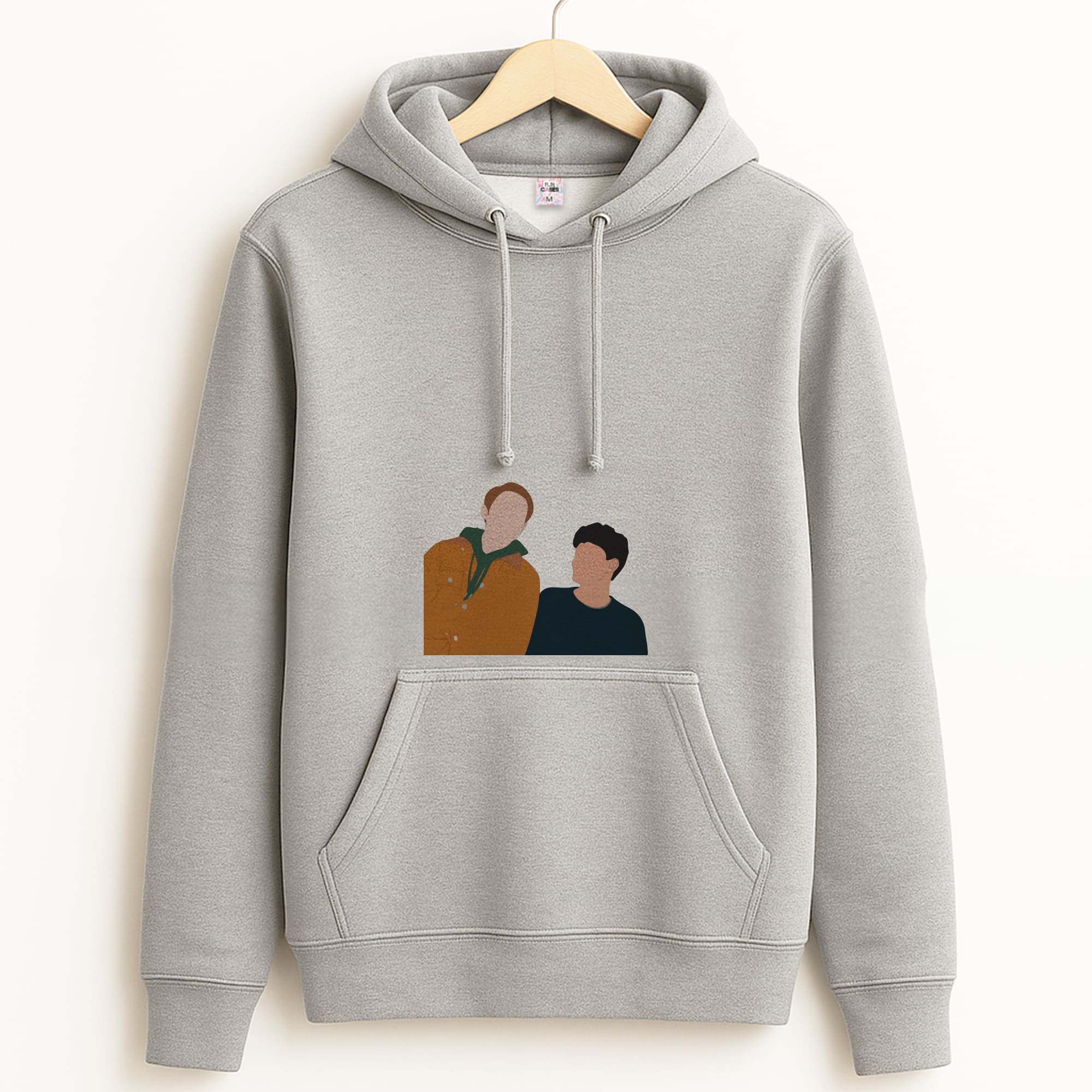 Nick And Charlie - Heart TV Grey Hoodie