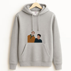 Nick And Charlie - Heart TV Grey Hoodie