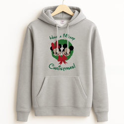 Have A Mickey Christmas Grey Hoodie