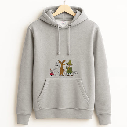Moom Characters Grey Hoodie