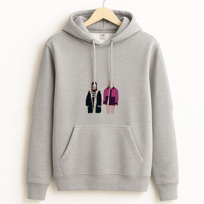 Sinclair And Wednesday Grey Hoodie