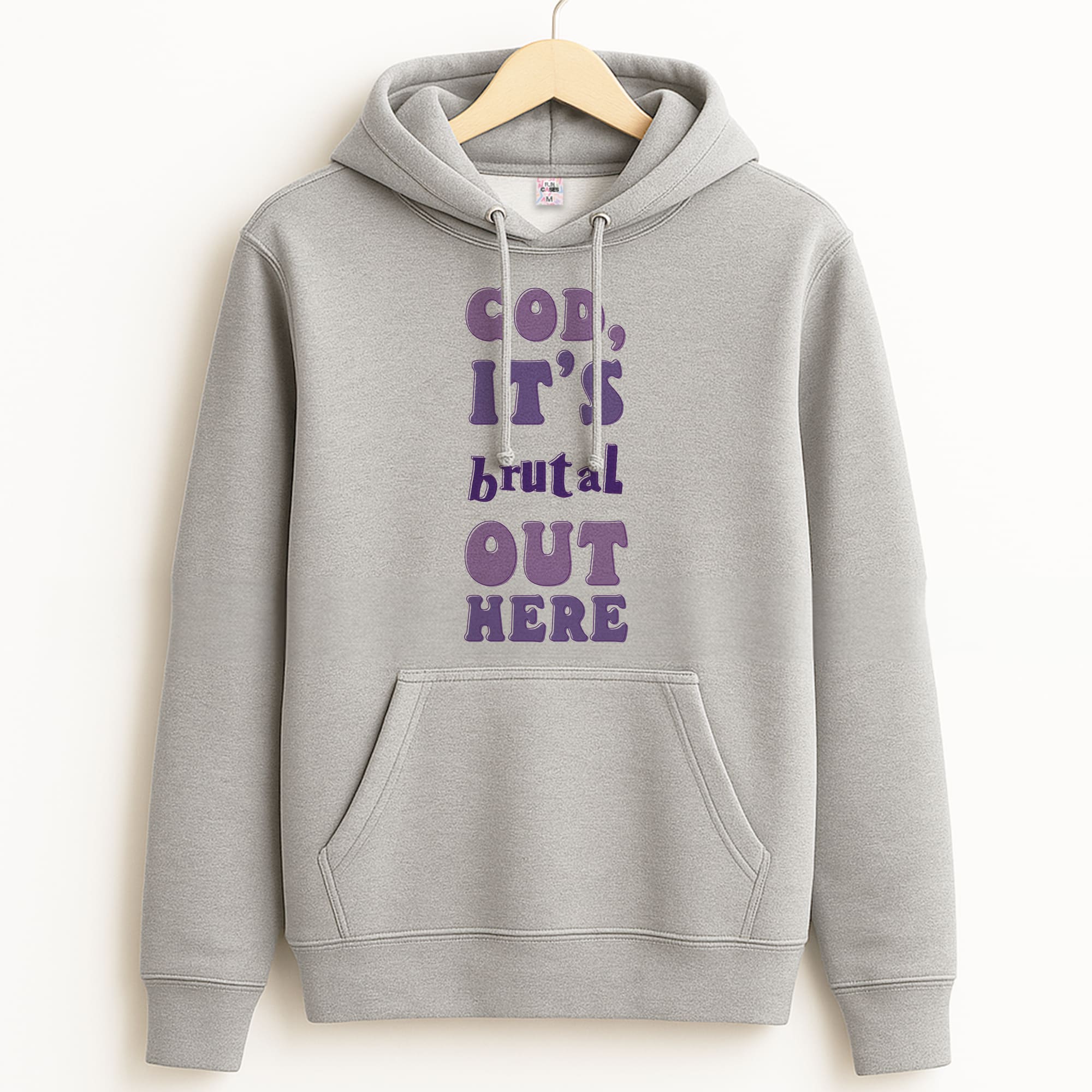 Brutal - Olivia Grey Hoodie