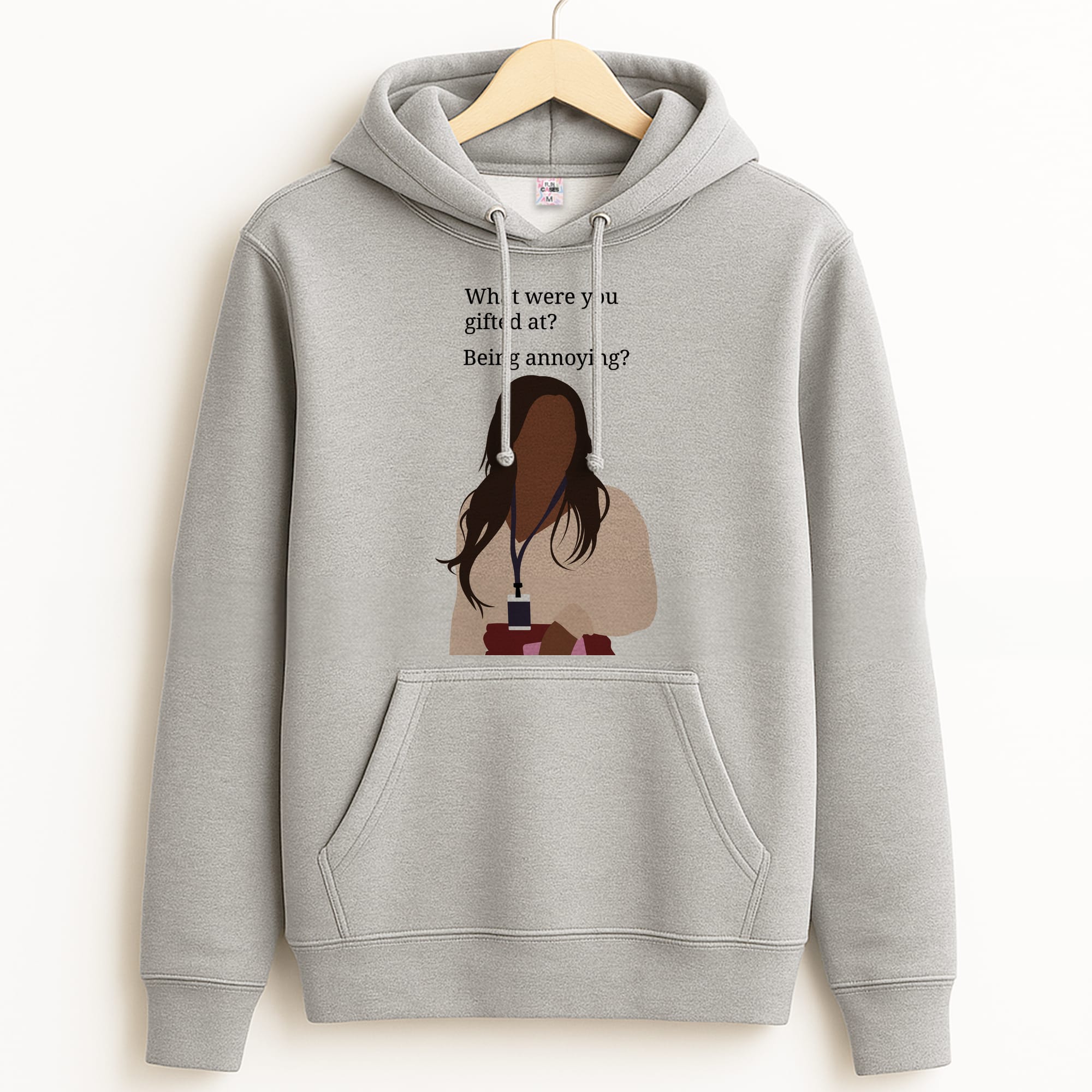 Gifted At Being Annoying Grey Hoodie