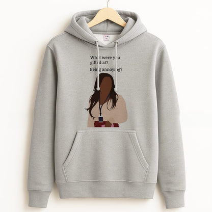 Gifted At Being Annoying Grey Hoodie