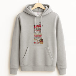 I Always Get Where I'm Going - Winnie Quote Grey Hoodie