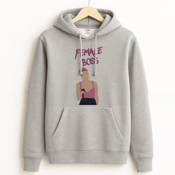 Female Boss - Grey Hoodie