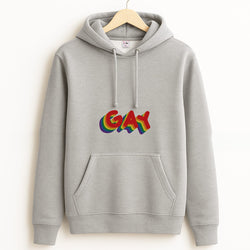 Gay Rainbow - Pride Grey Hoodie