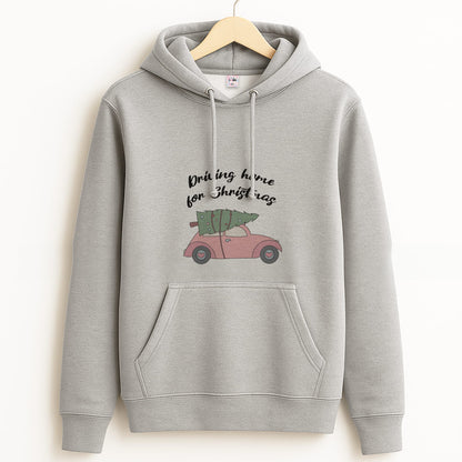 Driving Home For Christmas - Christmas Songs Grey Hoodie