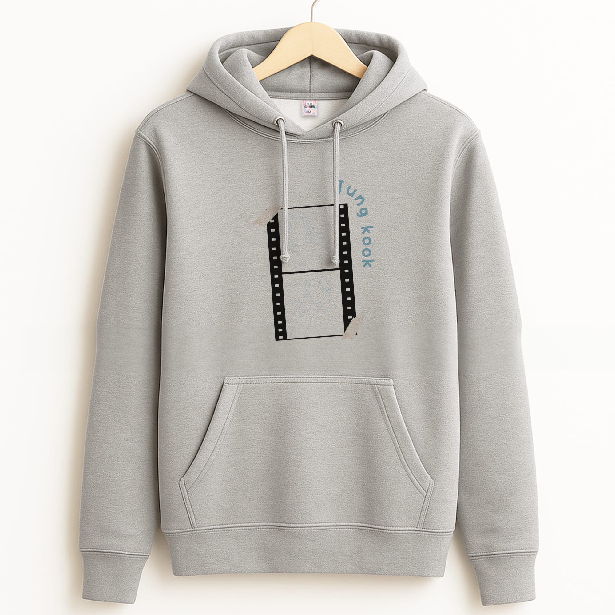 Jung Kook - K Pop Grey Hoodie