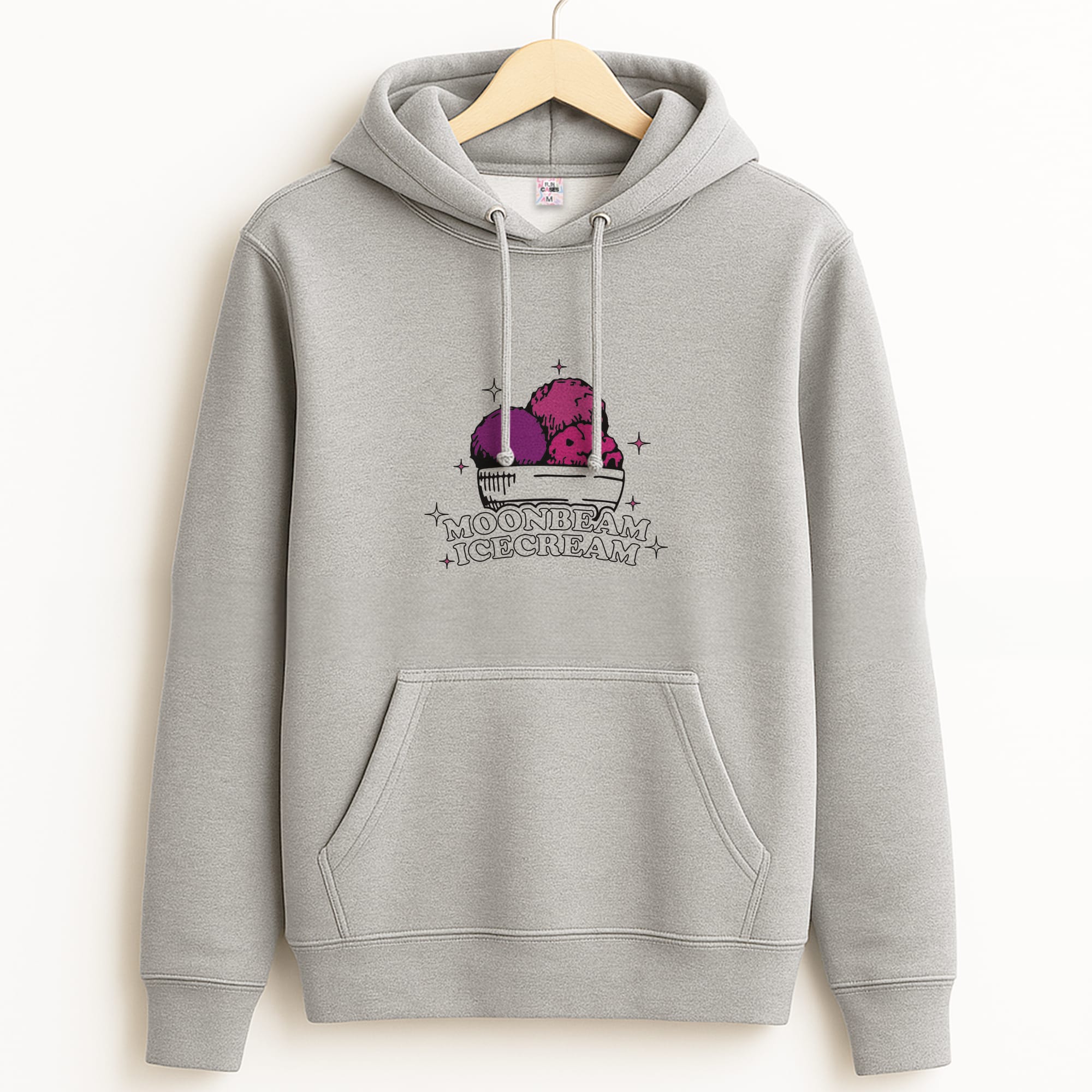 Moonbeam Icecream Grey Hoodie