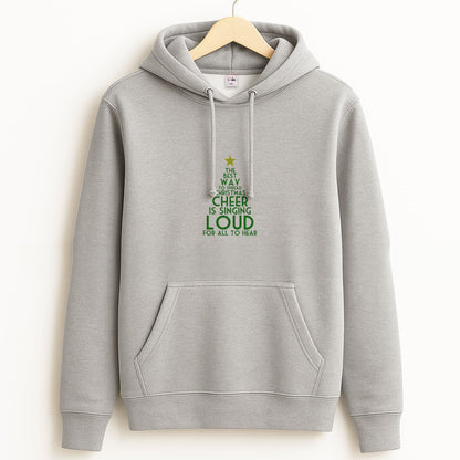 The Best Way To Spread Christmas Cheer - Elf Grey Hoodie