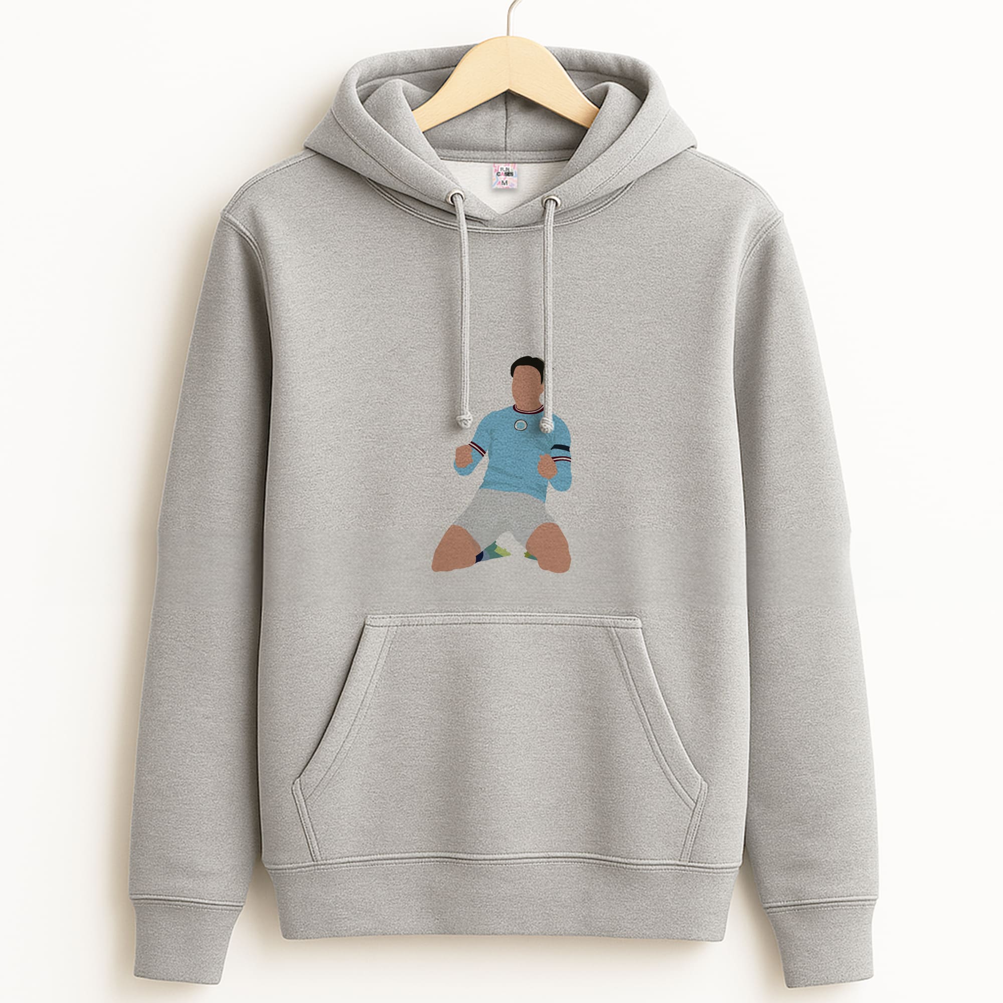Grealish - Football Grey Hoodie