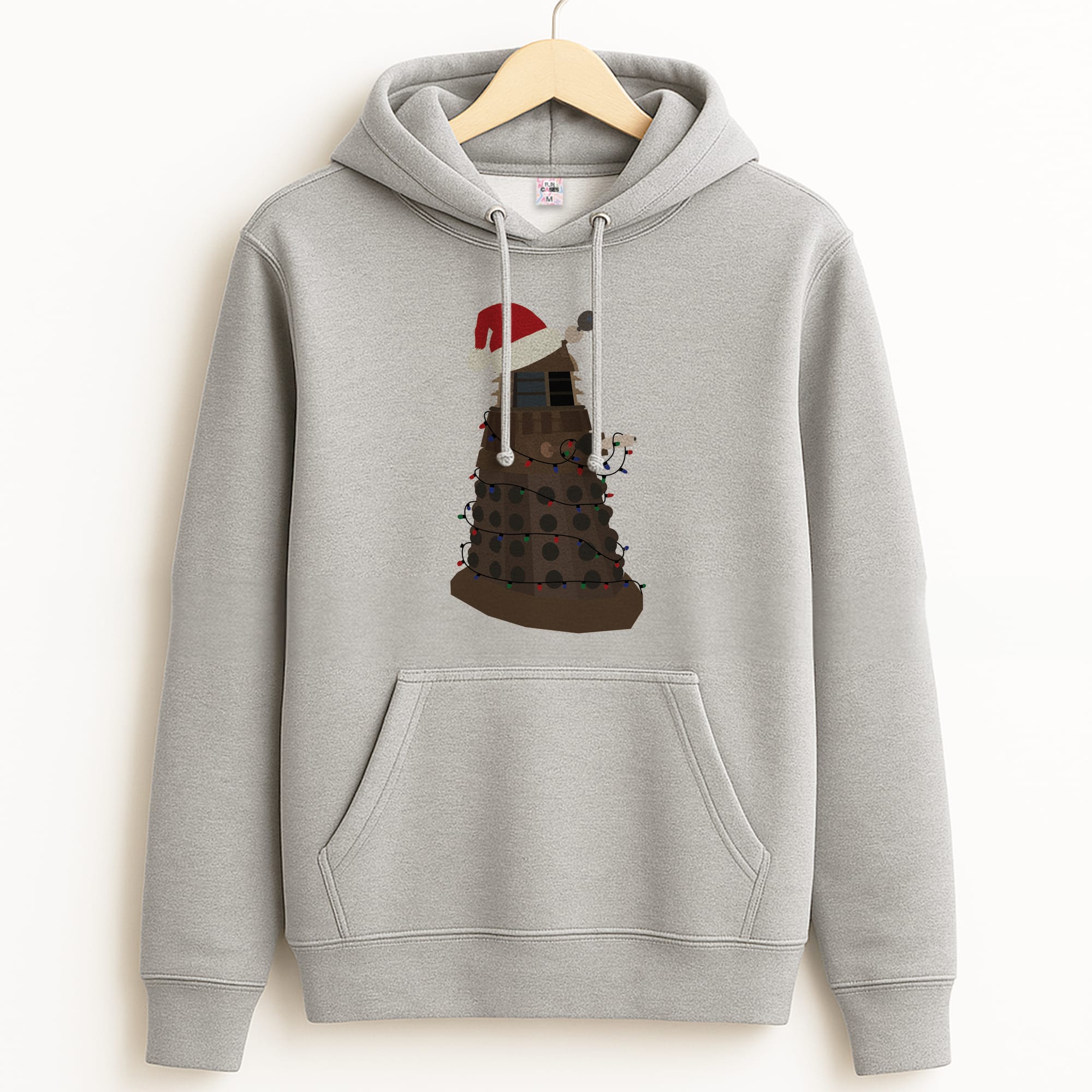Christmas Dalek - Doctor Who Grey Hoodie
