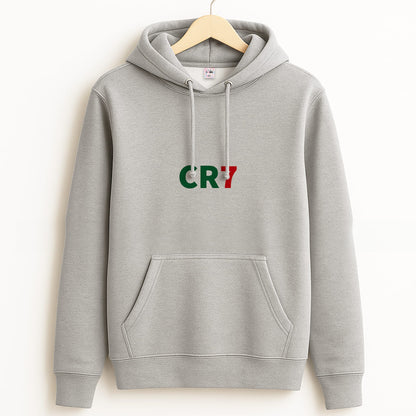 CR7 Logo - Ronaldo Grey Hoodie