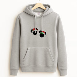 Festive Mice Christmas Grey Hoodie